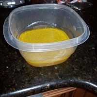 Drained Fat from the Ground Chicken