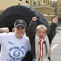 Me and my son at "Lifting Cars" NAS contest, Meridian, Idaho, 2010.