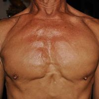 Chest tensed