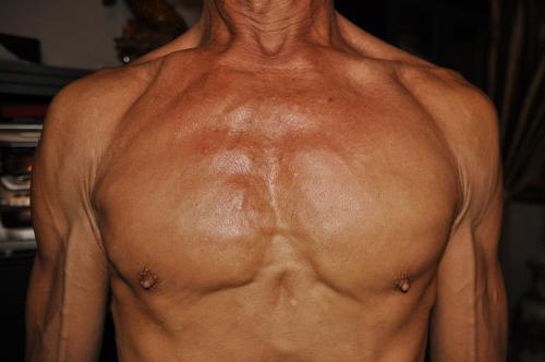 Chest tensed