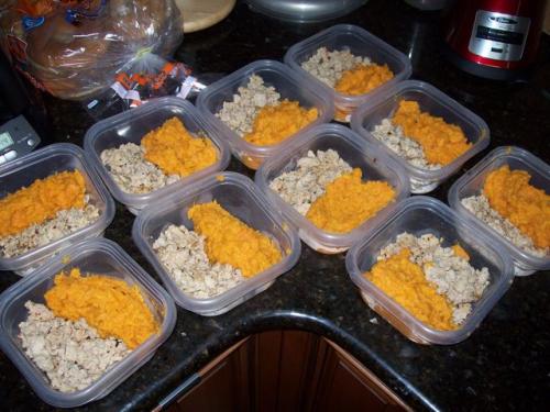 Ground Chicken and Sweet Potatoes