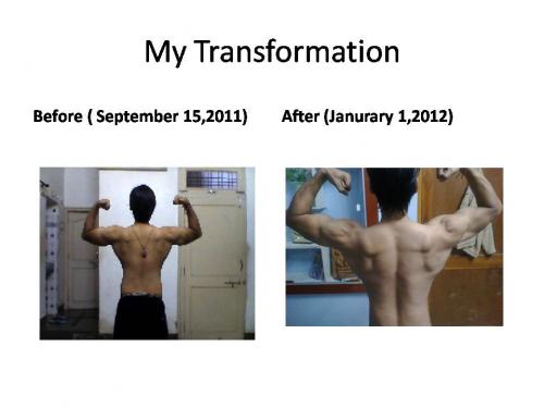 My Transformation