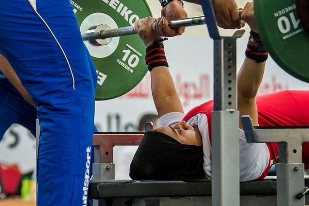 powerlifter Moza Alzeyoudi